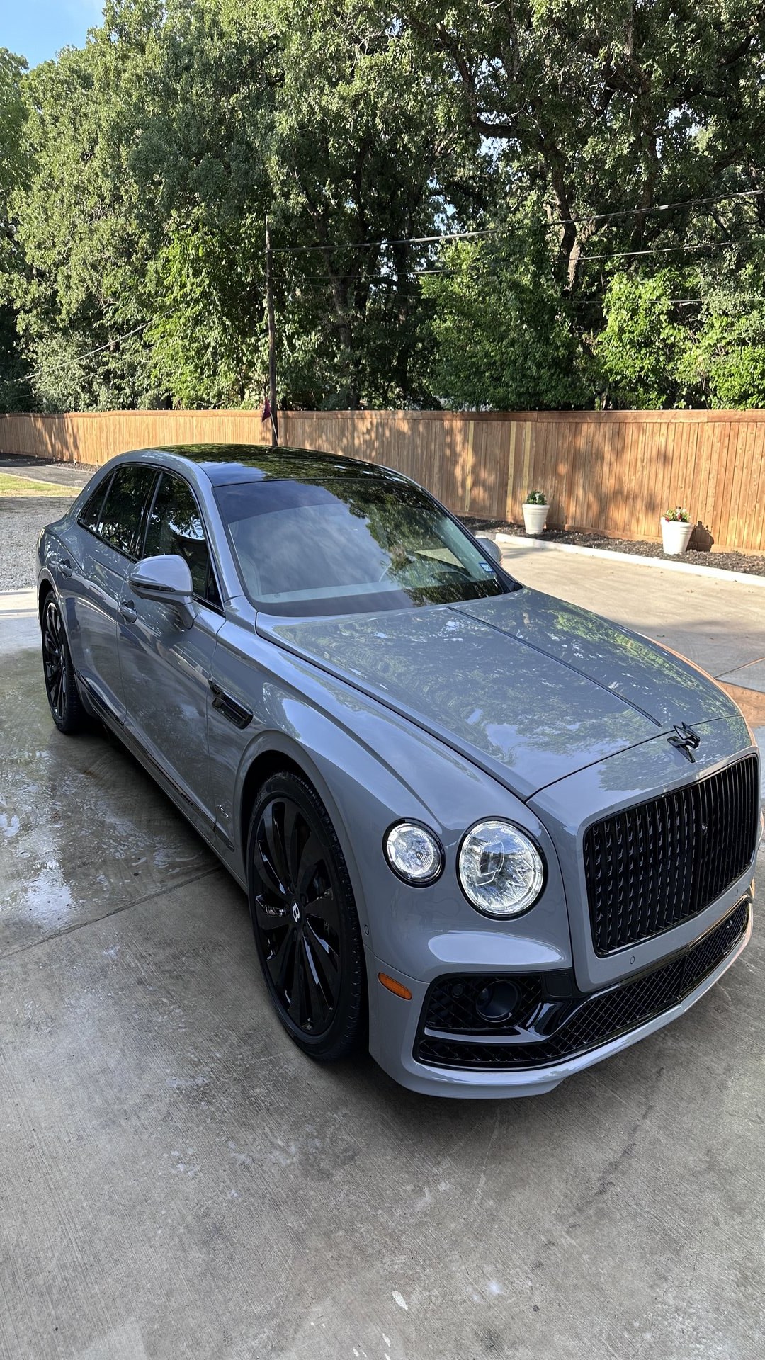 Freshly detailed luxury vehicle — Bentley Flying Spur